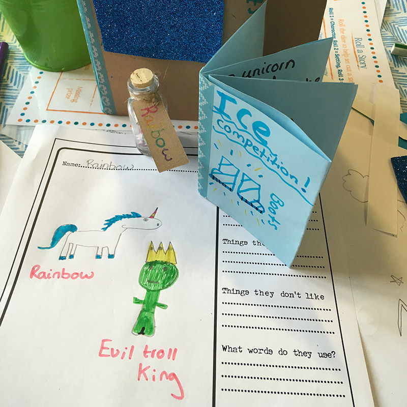 Peachick childrens writing holiday club