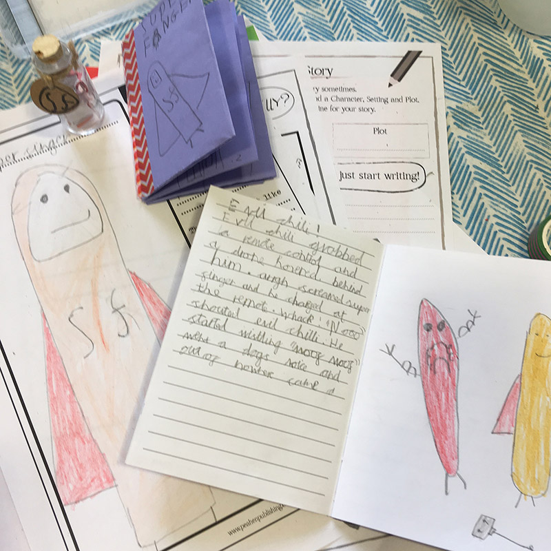 Peachick childrens writing holiday club